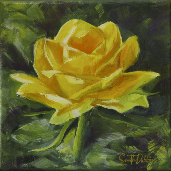 Yellow Rose by Becky Smith-Dobbins