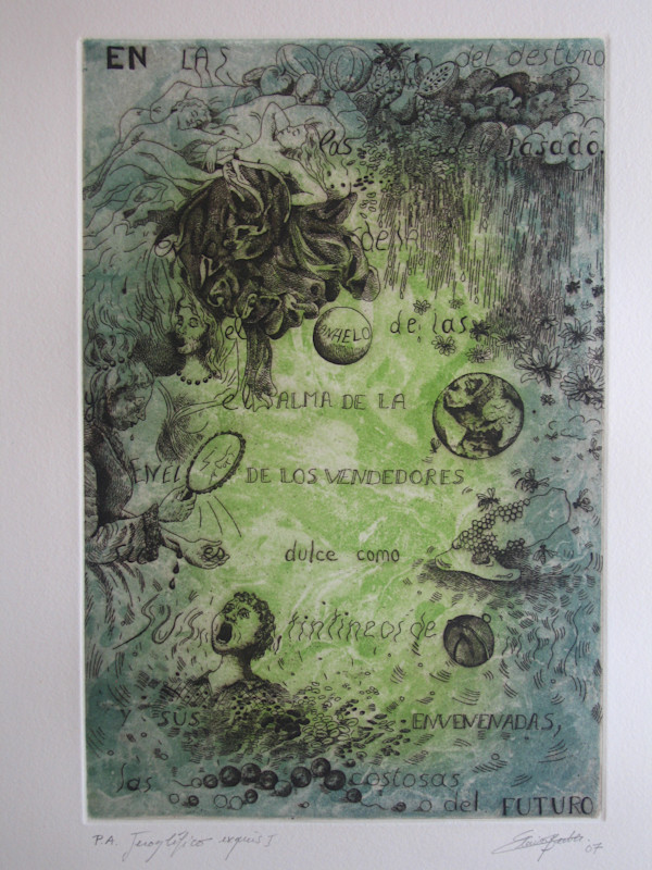 Hieroglyphe-exquis I (Jeroglífico-exquis I) by Claire Becker, Image 1.