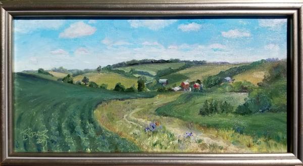 Farm in the Valley by Lynette Redner