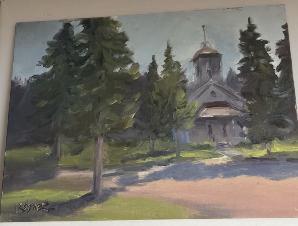 Church on Madeline Island: Apostle Islands by Lynette Redner, Image 1.