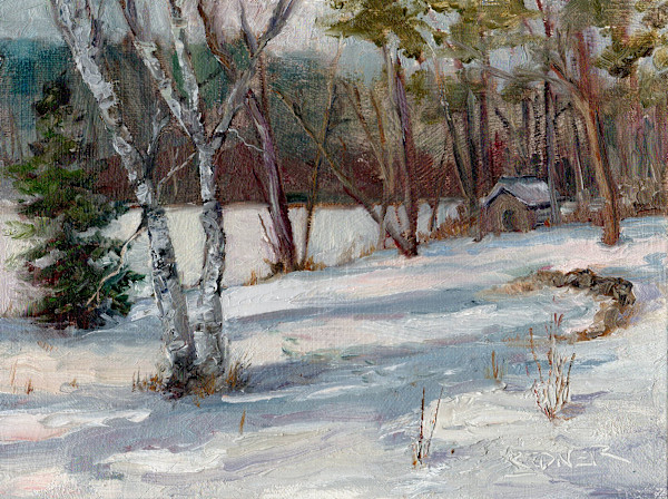 Cabin in the Woods by Lynette Redner, Image 1.
