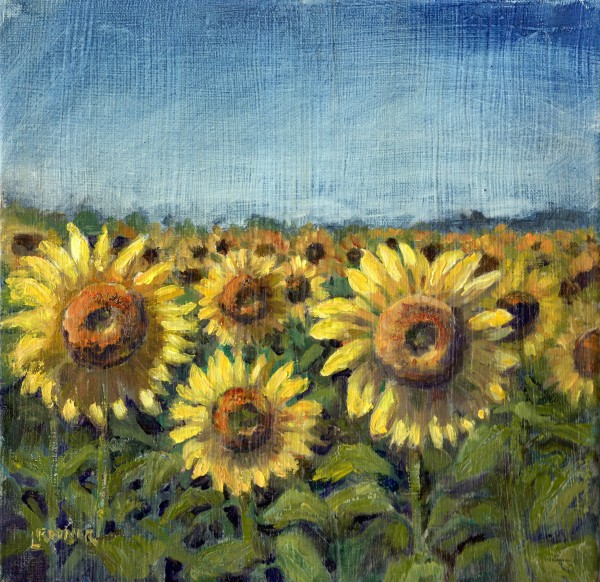 Sunflower Fields Forever by Lynette Redner