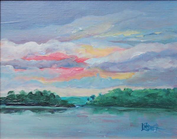 Summer Sunset on the Lake by Lynette Redner
