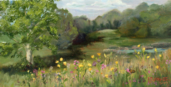 A Butterfly in the Meadow by Lynette Redner