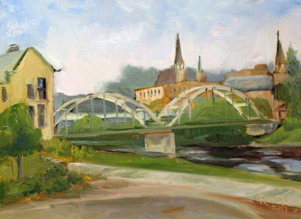 Jefferson Sky Line: Plein Air by Lynette Redner, Image 1.