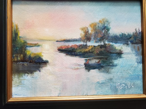 Last Light on the Marsh by Lynette Redner