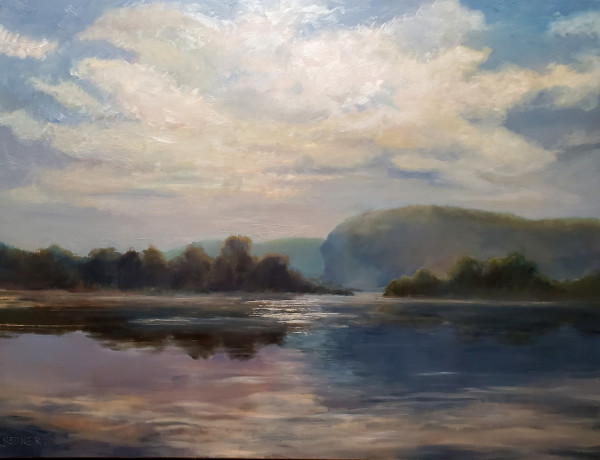 Morning on the River by Lynette Redner
