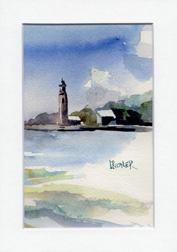 ponces lighthouse by Lynette Redner