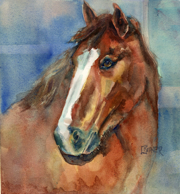 Rocky the Horse: PRINT by Lynette Redner, Image 1.