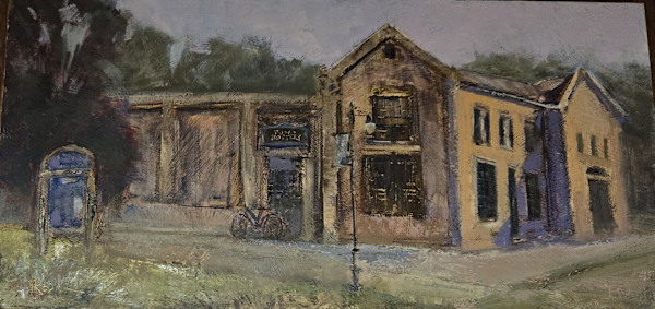Cambridge Rowe Pottery Building by Lynette Redner, Image 1.