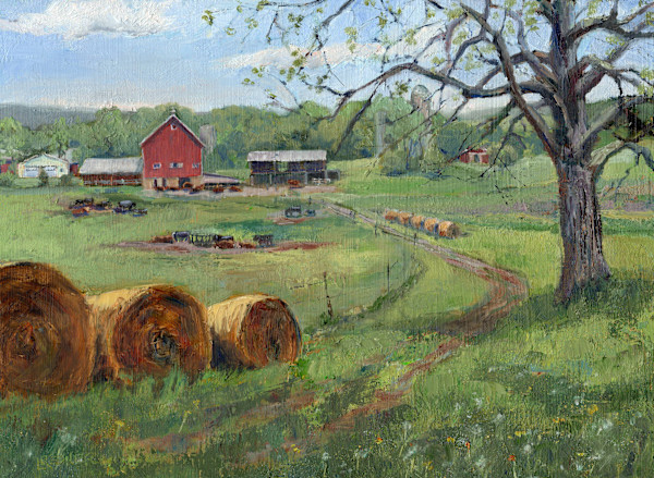 Springtime on the Farm by Lynette Redner