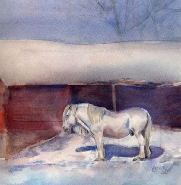 On a Cold Sunny Winter Day by Lynette Redner