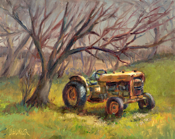 The Lawn Ornament Tractor by Lynette Redner