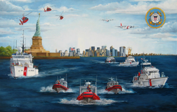 Standing watch (U.S. Coast Guard) by Teri Rosario