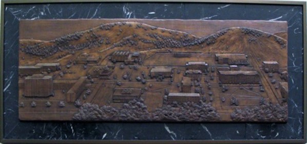 Chadron State College - circa 1989 (2 of 4 bas relief plaques) by Richard Reinhardt