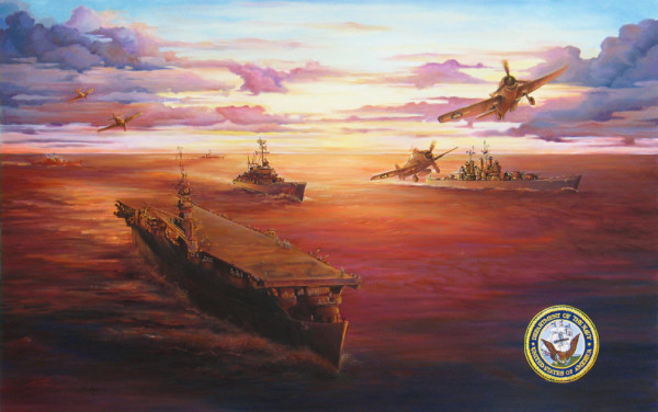 Thunder at Dawn (U.S. Navy) by Teri Rosario