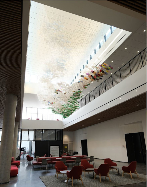 The Paredolic Trance I & II by Jacob Hashimoto