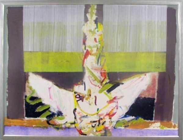 Seated Figure Triptych No. 2 (center) by Larry Roots