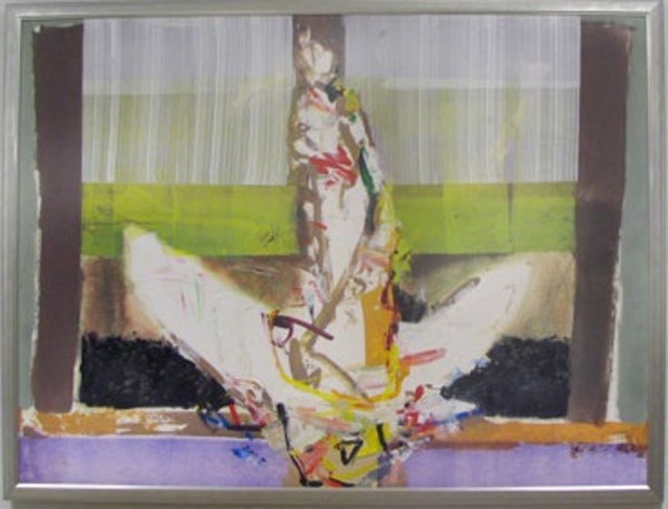 Seated Figure Triptych No. 3 (far right) by Larry Roots
