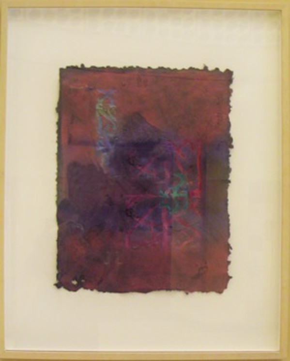 3 Monoprints (Untitled) (Monoprint #2, center) by Nancy Childs