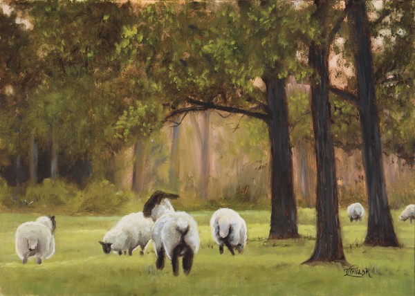 Peaceful Pastures - miniature by Tammy Taylor