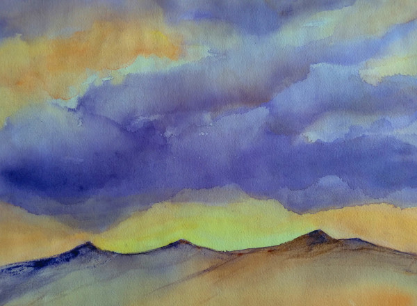 Lavender Sunset by Janine Wilson