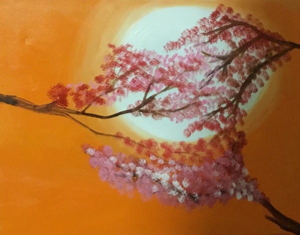 Orange hues of the blossom by Christopher John Hoppe