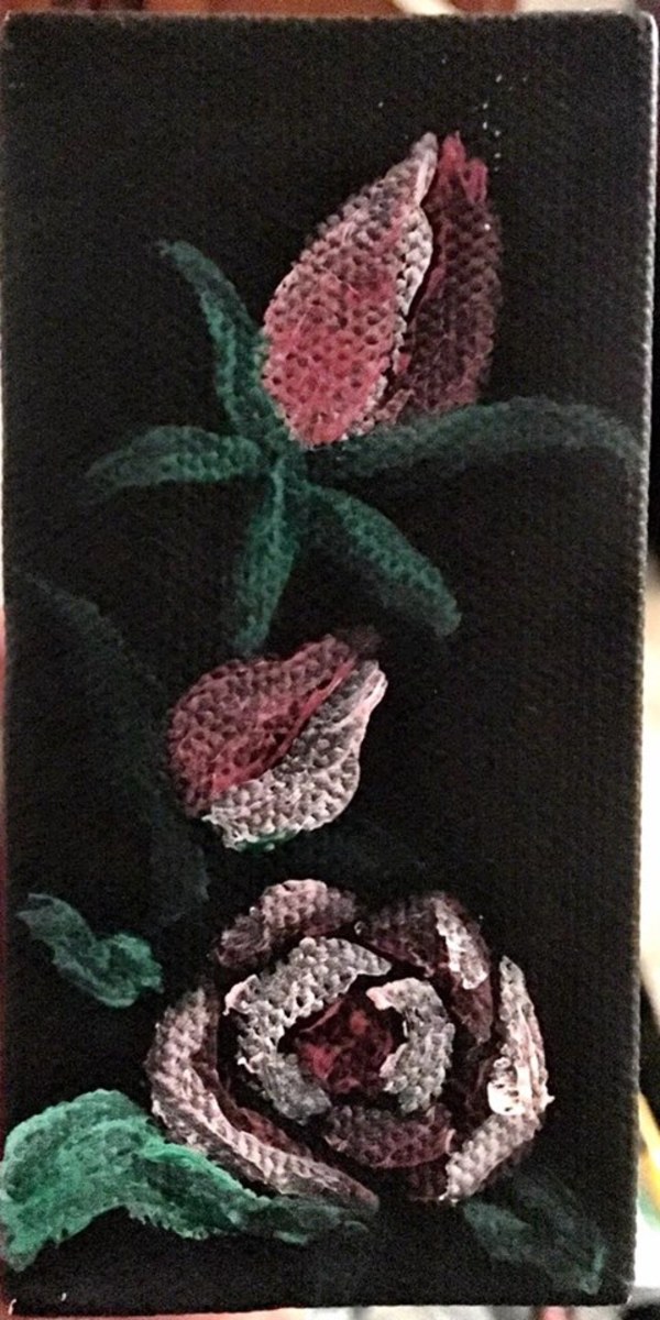 Pink Rose Trio- SOLD by Christopher John Hoppe