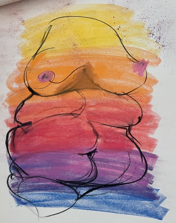 Rainbow Gorda (framed) by Patty Suau