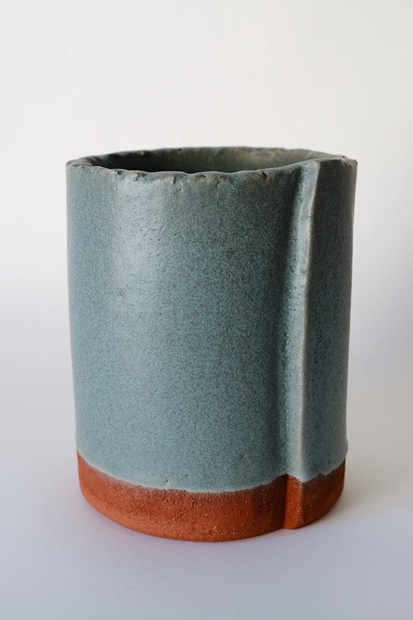 Blue Overlap Vessel by BEN MEDANSKY