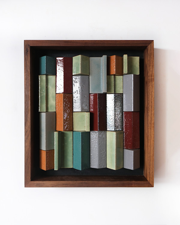 Neighborhood Framed in Walnut by BEN MEDANSKY