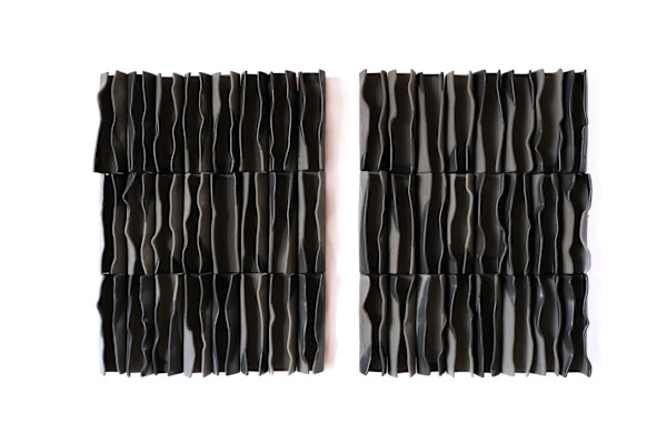 Black Wave Diptych by BEN MEDANSKY
