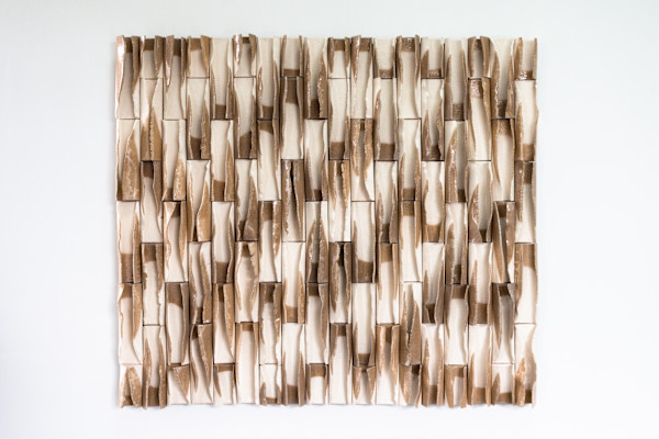 White Wave Wall Work by BEN MEDANSKY