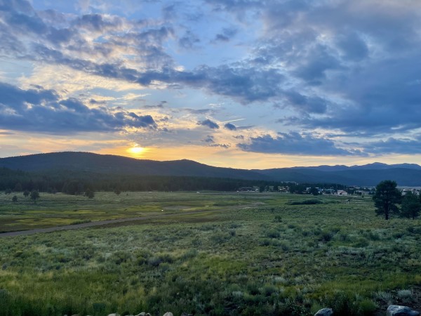 Angel Fire Sunset by Janetta Smith