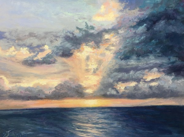 Lake Sunset by Susan  Frances Johnson