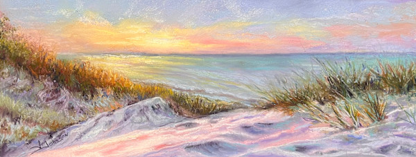 Sunset Over Sand Dunes by Susan  Frances Johnson, Image 1.
