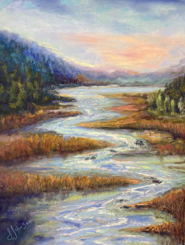 Serpentine Marsh by Susan  Frances Johnson