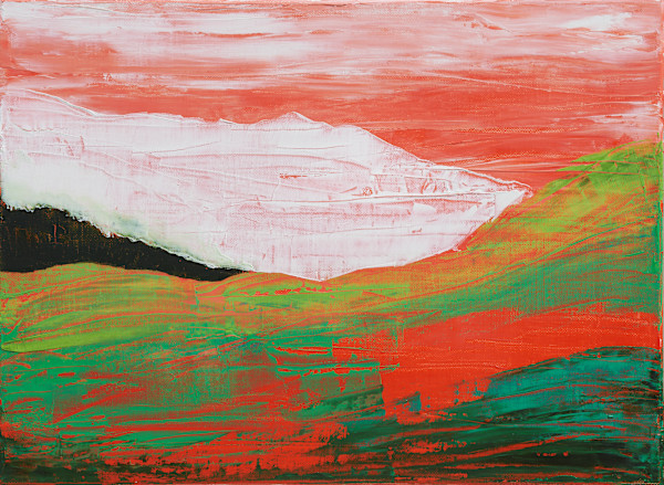 Gazing into a white mountain by Cheyoung Yoon