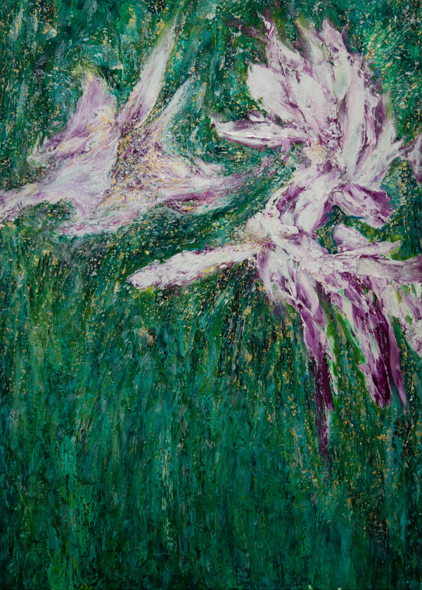 Infinite Reflection: Flower and Butterfly by Cheyoung Yoon