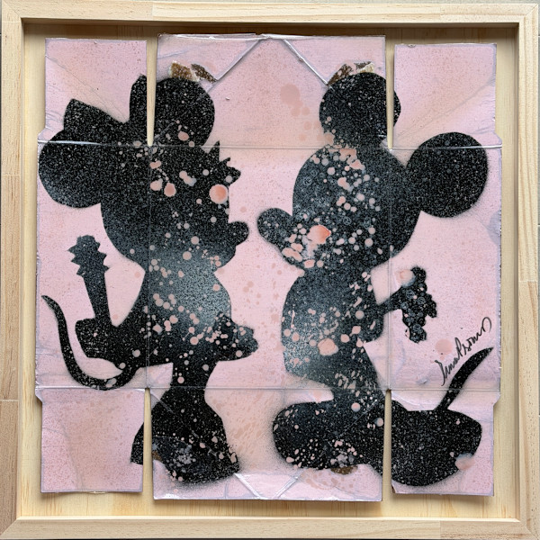 Mickey Meets Minnie_pink box by Tina Psoinos