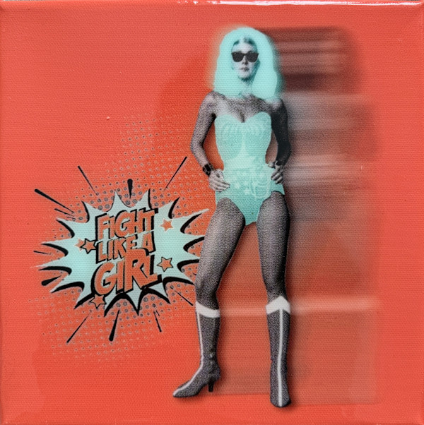 Wonder Woman  OBB_25, 8x8 by Tina Psoinos