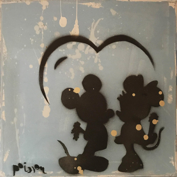 Mickey meets Minnie Blue 2A by Tina Psoinos