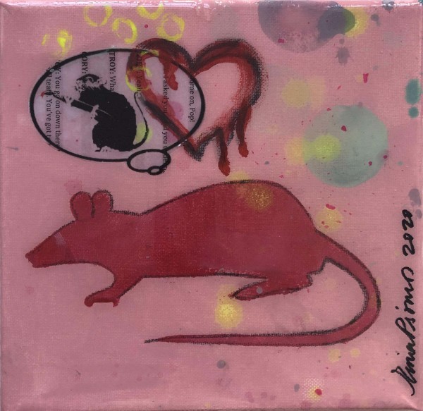 Rat Dreams of Banksy by Tina Psoinos