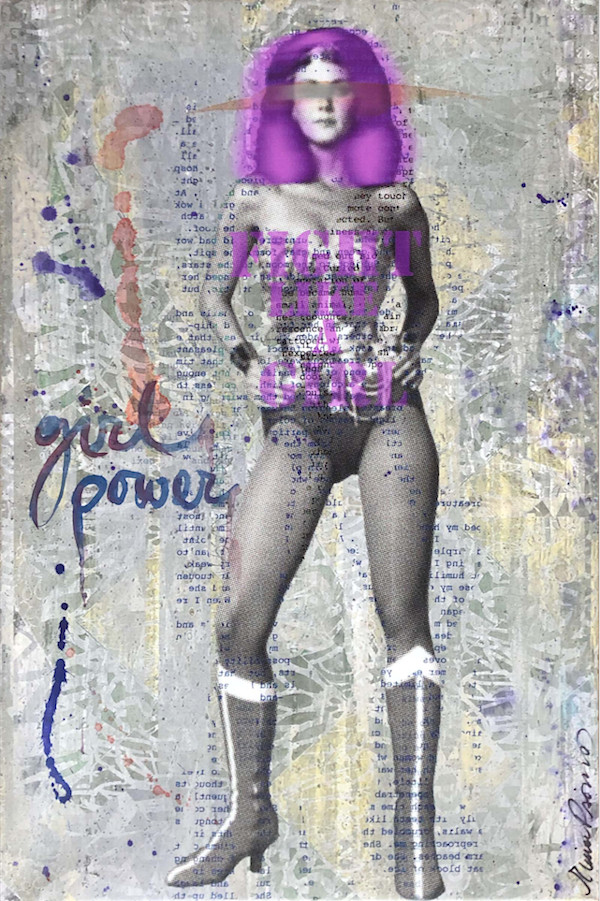 Fight Like a Girl WW M_30x20 by Tina Psoinos