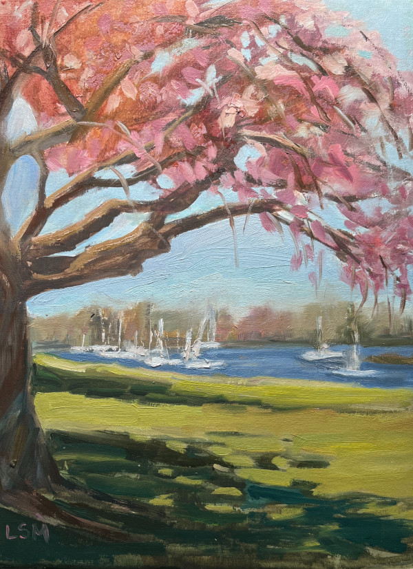 Boats and Blooms in Branford by Linda S. Marino