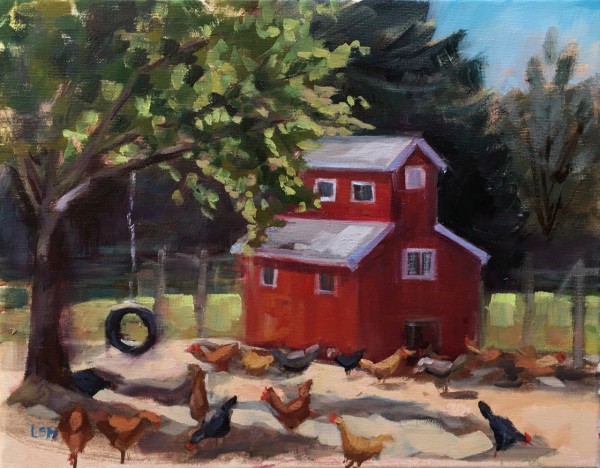 Chicken Swing, Brooksvale Park, Hamden CT by Linda S. Marino