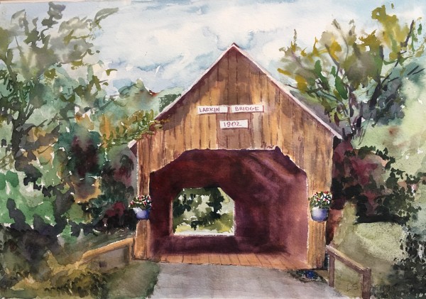 Vermont Covered Bridge by Linda S. Marino