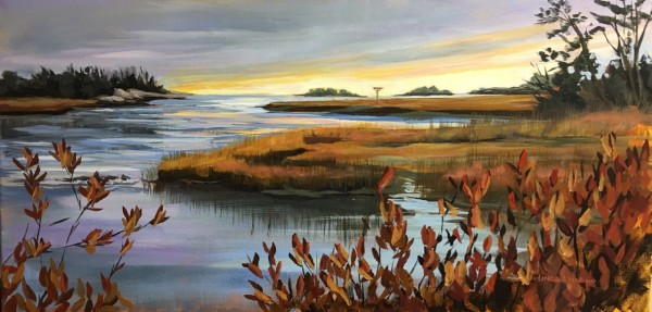 End of the Autumn Day by Linda S. Marino