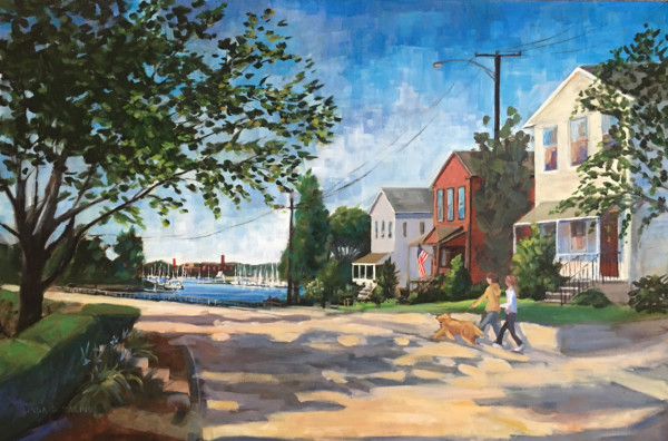 Harbor Street View by Linda S. Marino