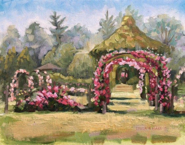 Roses in Full Glory, Elizabeth Park, Hartford, CT by Linda S. Marino